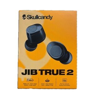 NWT!! Skullcandy Jib True 2 Wireless Earbuds - Black